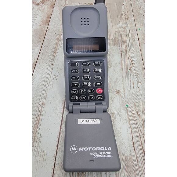 Vintage Motorola Cellular One Digital Cell Brick Flip Phone Untested No Charger - Picture 1 of 8